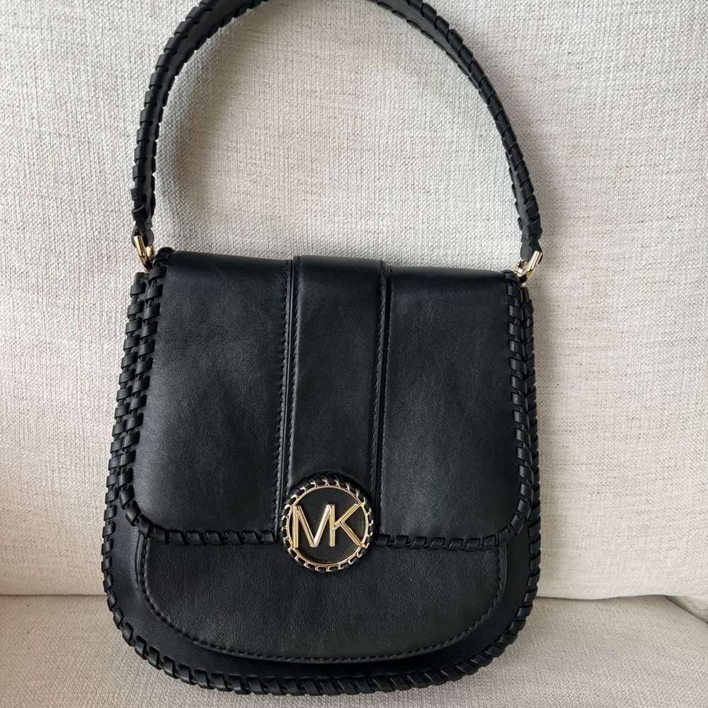 Michael Kors Black saddle/crossbody bag - Picture 2 of 16